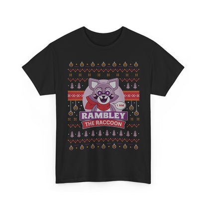 Rambley Raccoon Ugly Sweater Unisex T-Shirt