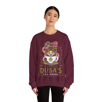 Dusa Green Tea Emblem Crewneck Sweatshirt