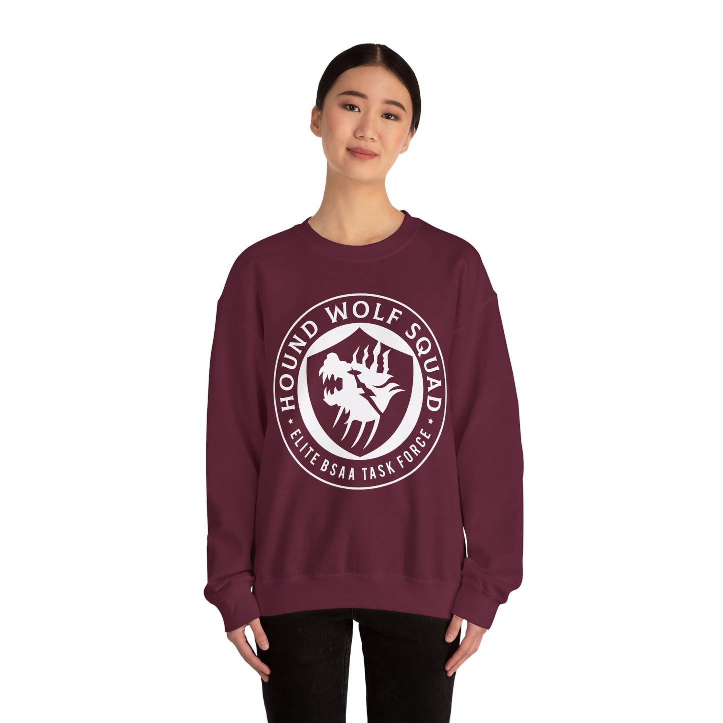 Hound Wolf Squad Crest Crewneck Sweatshirt