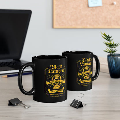The Black Lantern Emblem Black Mug