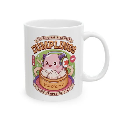 Pink Bean Dumplings Vintage Ceramic Mug