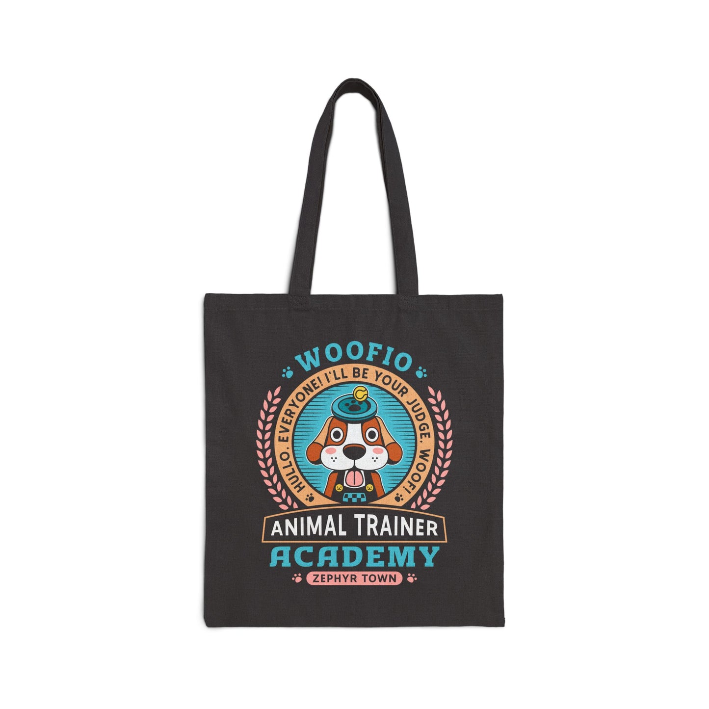 Woofio Zephyr Town Academy Canvas Tote Bag