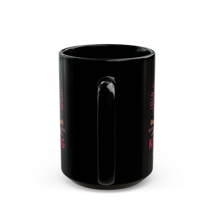 Pharloom Knitting Emblem Black Mug