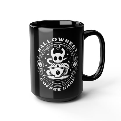 Hallownest Coffee Emblem Black Mug