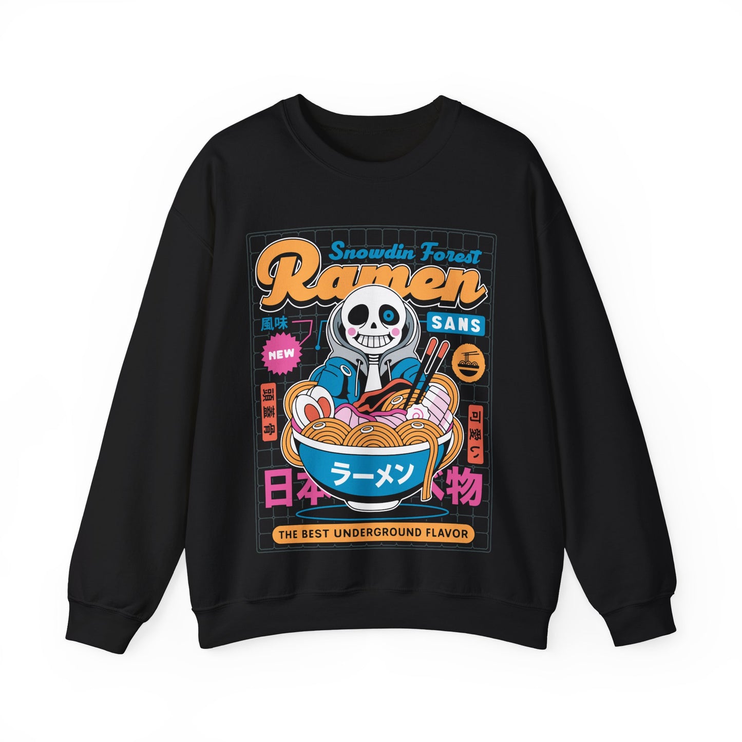 Snowdin Forest Ramen Aesthetic Crewneck Sweatshirt