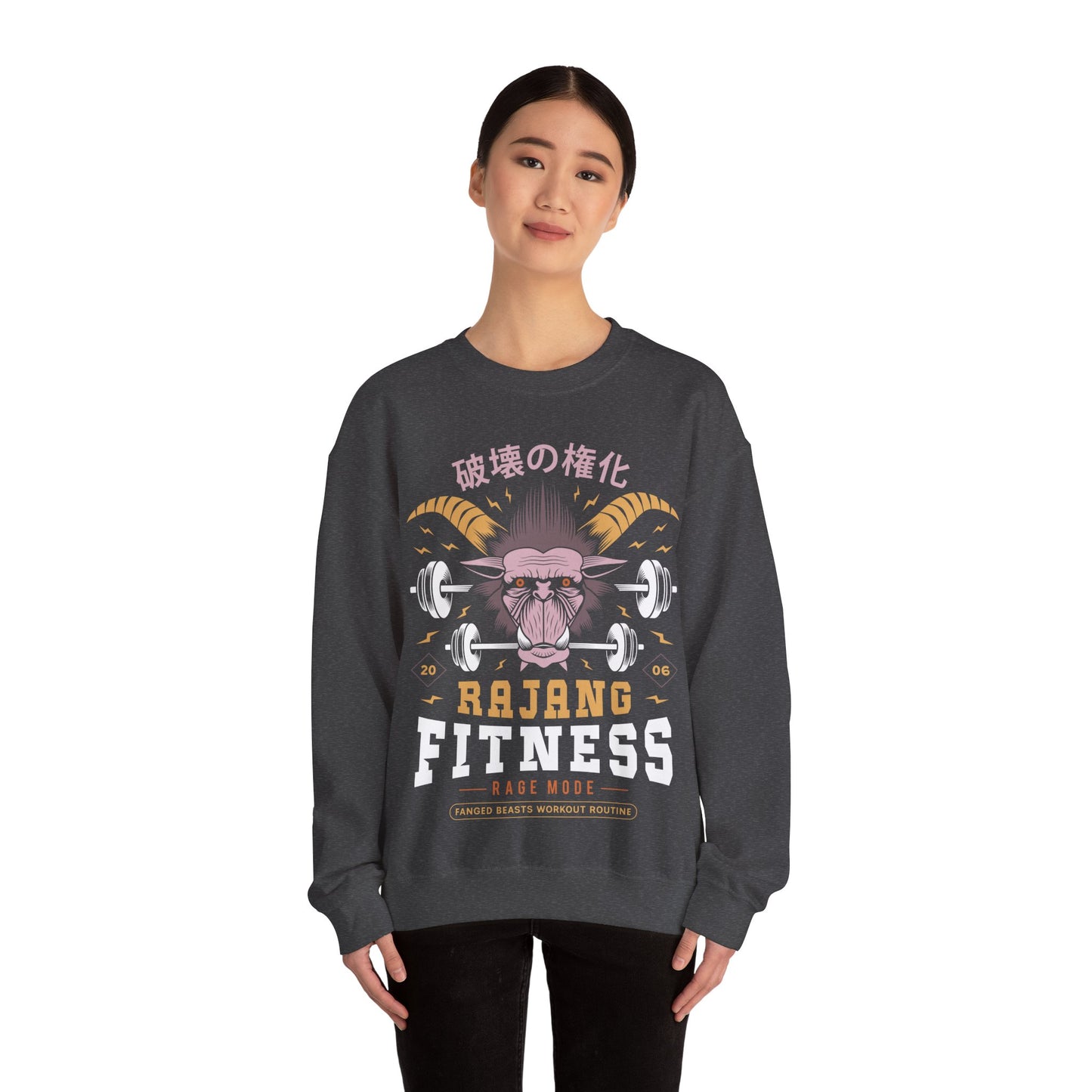 Rajang Fitness Unisex Crewneck Sweatshirt