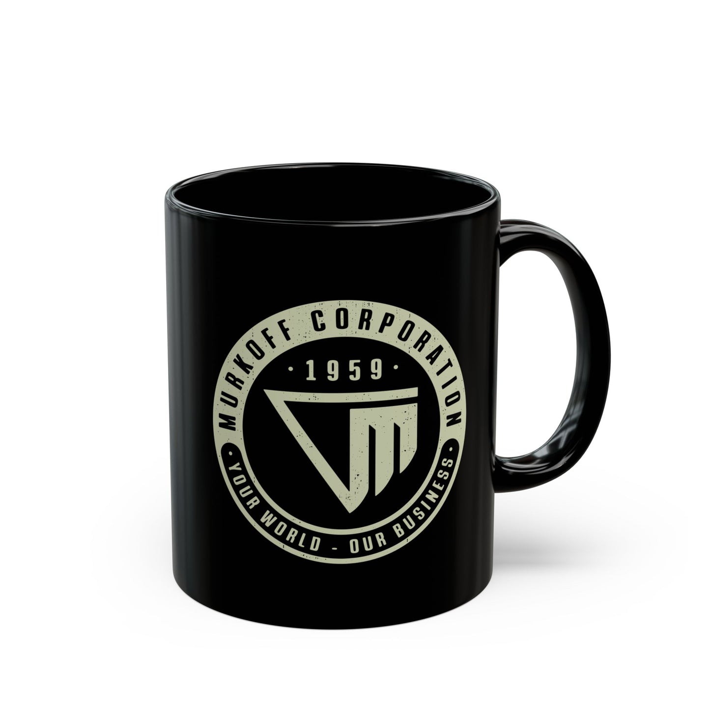 Murkoff Corporation Emblem Black Mug