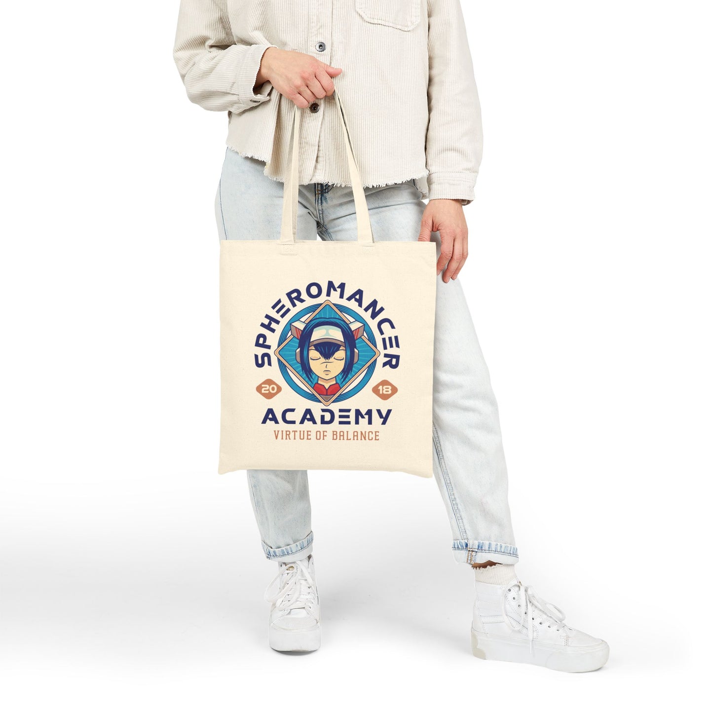 True Spheromancer Academy Canvas Tote Bag