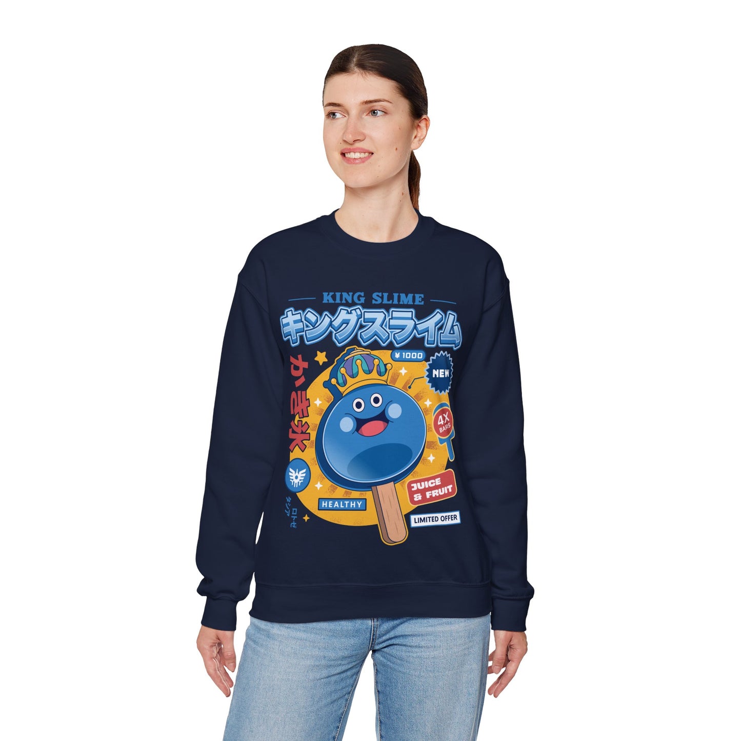 King Slime Ice Cream Crewneck Sweatshirt