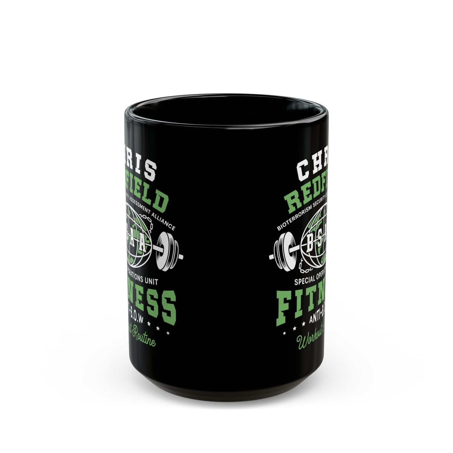 Bsaa Redfield Fitness Emblem Black Mug