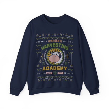 Kawaii Harvesting Ugly Sweater Unisex Crewneck Sweatshirt