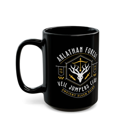 Veil Jumpers Club Emblem Black Mug