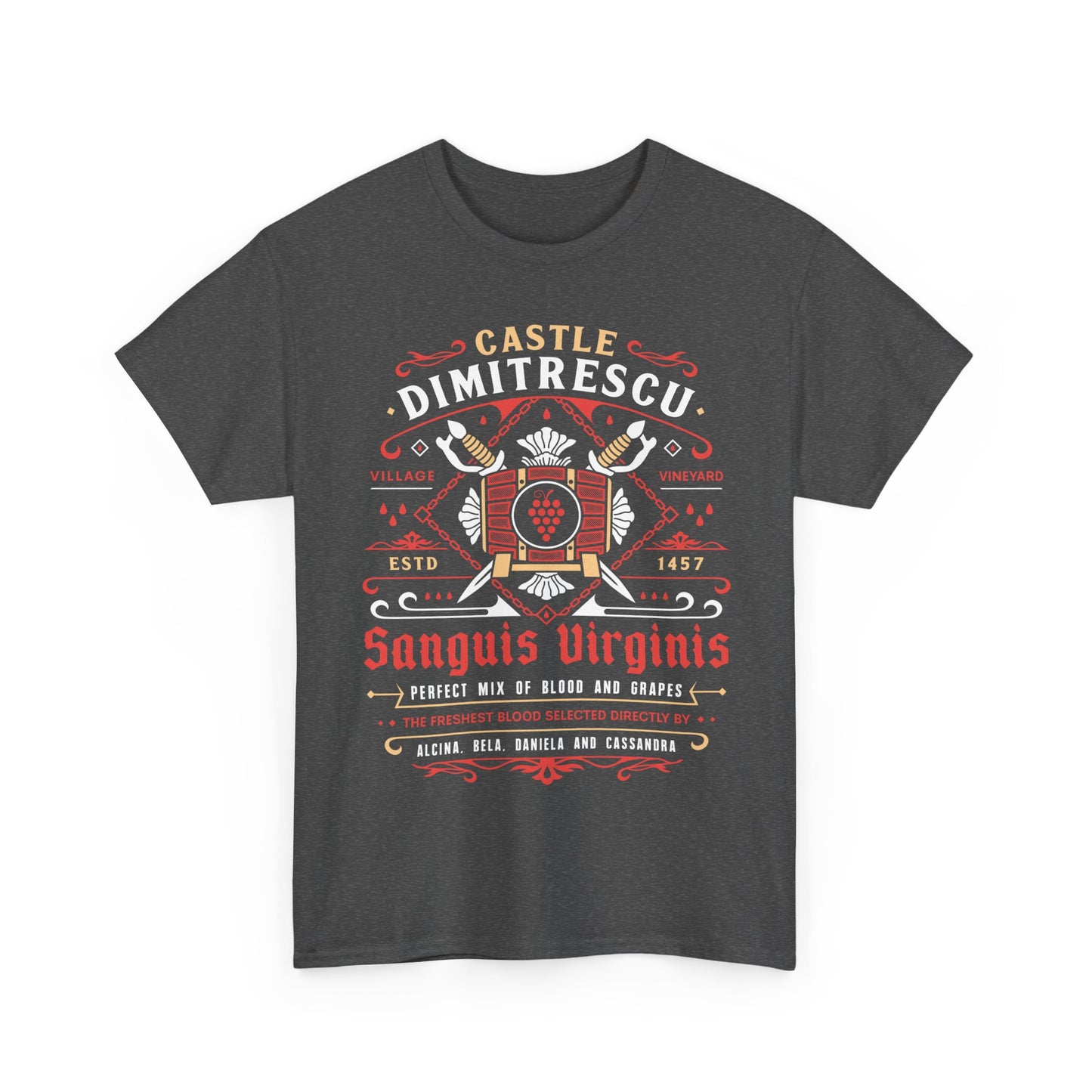 Castle Dimitrescu Vineyard Crest Unisex T-Shirt