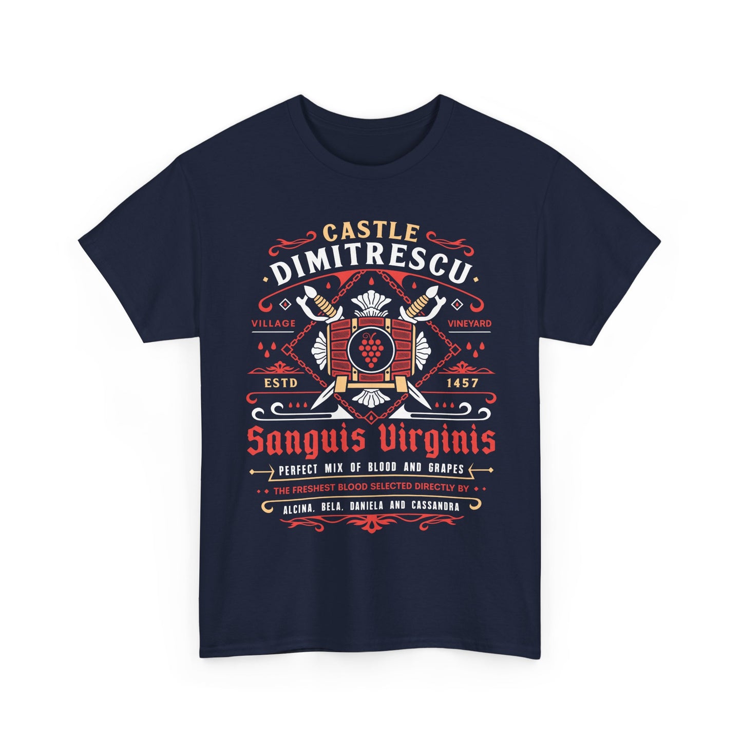 Castle Dimitrescu Vineyard Crest Unisex T-Shirt