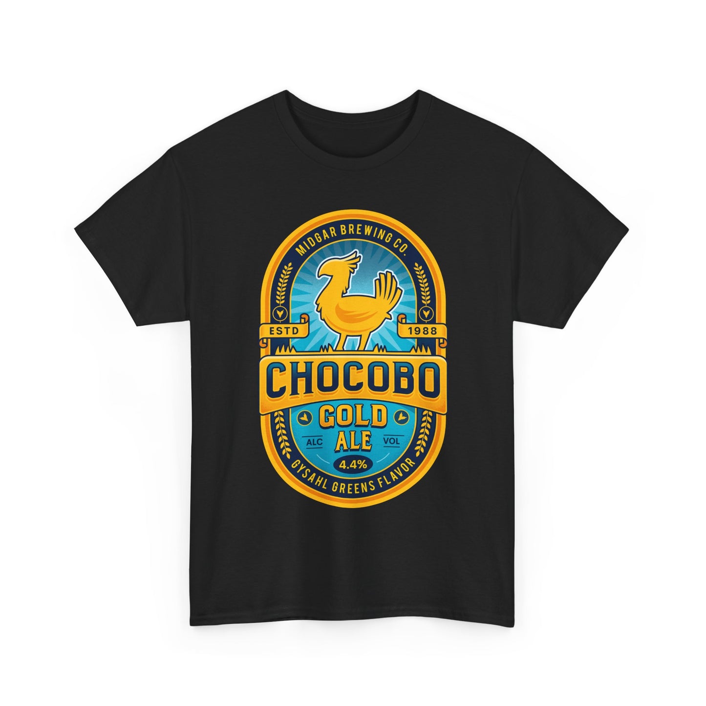 Chocobo Gold Beer Emblem Unisex T-Shirt