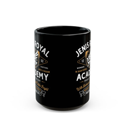 Jenis Royal Academy Emblem Black Mug