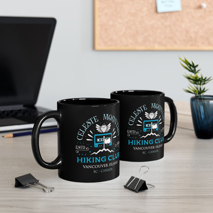 Celeste Mountain Hiking Club Black Mug
