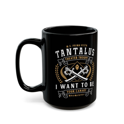 Tantalus Theater Troupe Emblem Black Mug