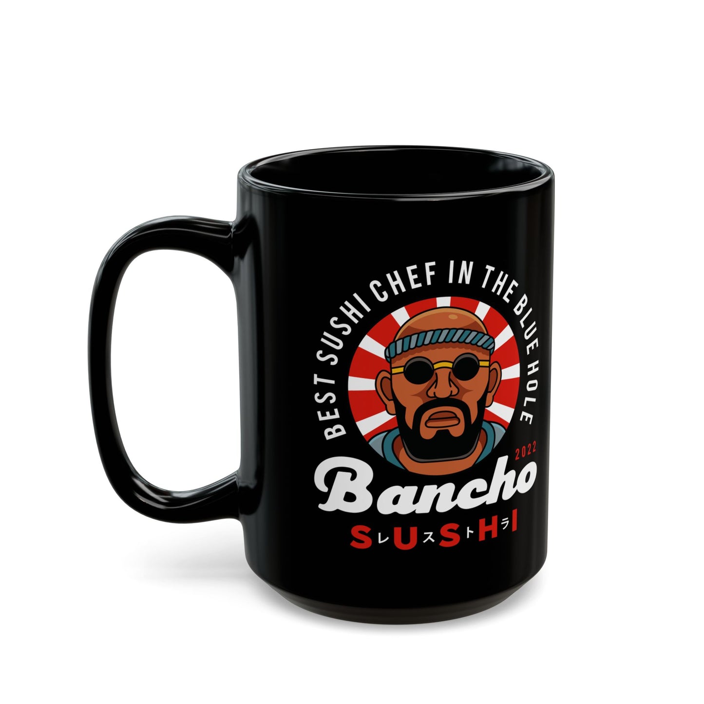 Bancho Sushi Emblem Black Mug