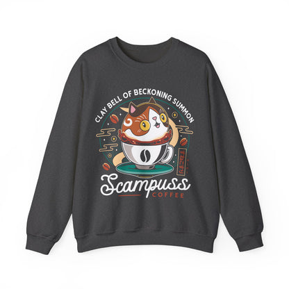 Scampuss Coffee Emblem Crewneck Sweatshirt