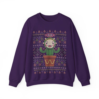 Lil Cactus Ugly Sweater Crewneck Sweatshirt