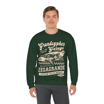 Zegagrande Garage Unisex Crewneck Sweatshirt