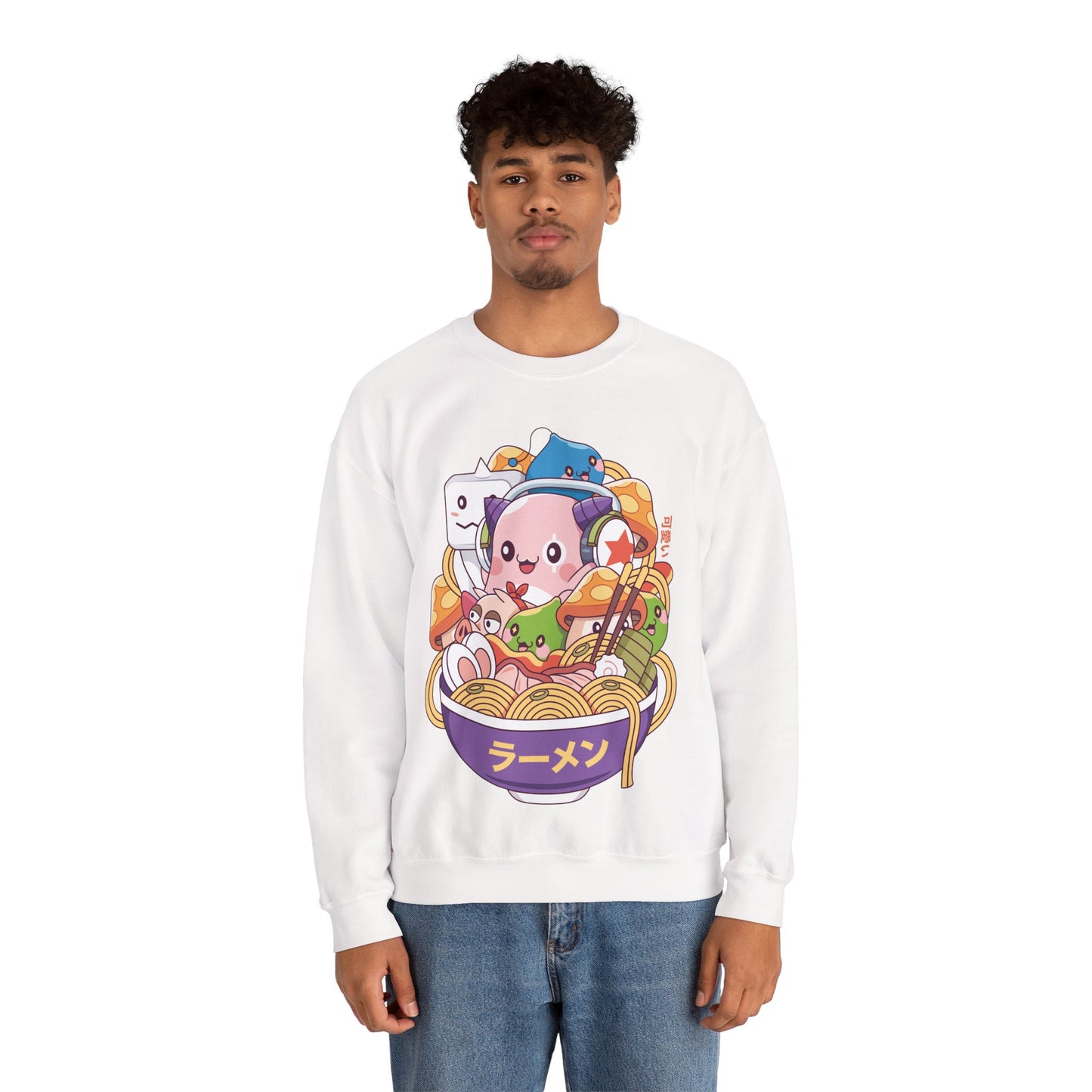 Maple World Monsters Ramen Unisex Crewneck Sweatshirt