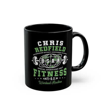 Bsaa Redfield Fitness Emblem Black Mug