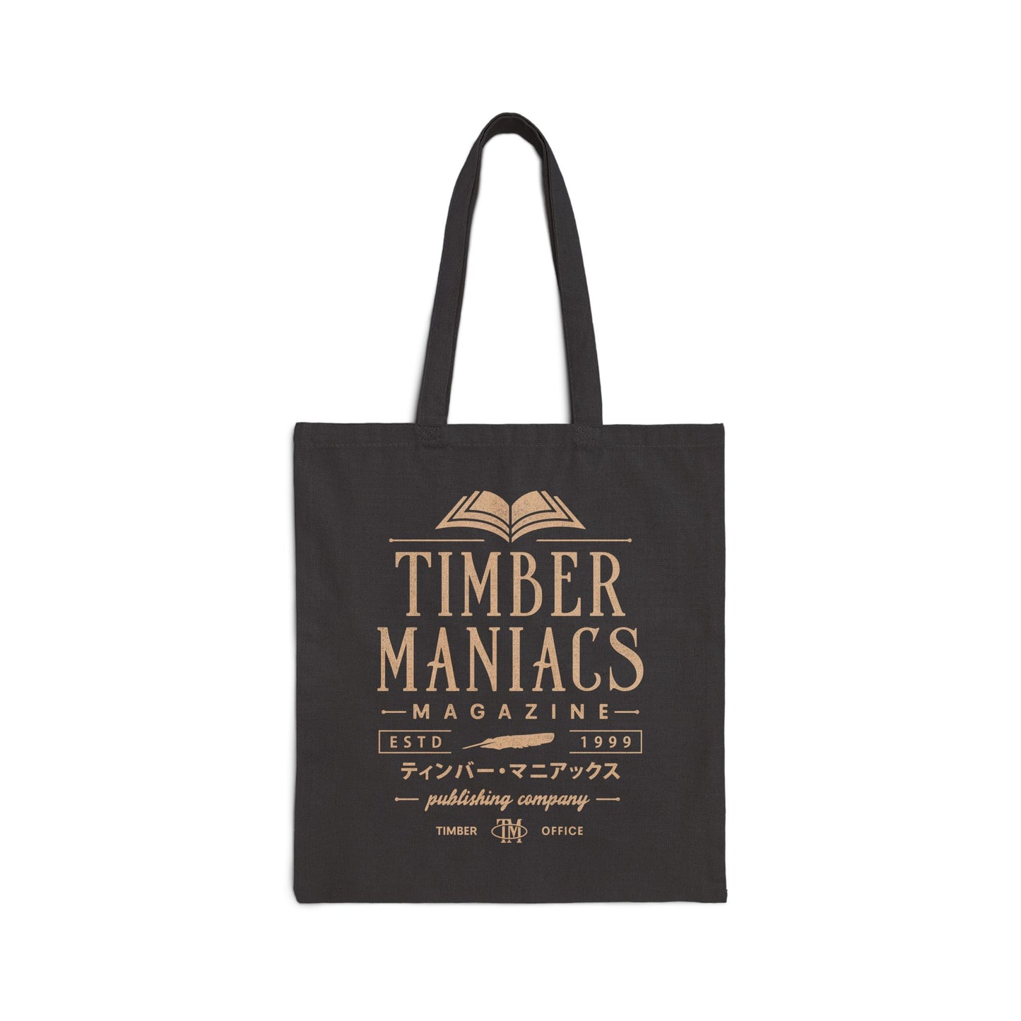 Timber Maniacs Vintage Cotton Canvas Tote Bag