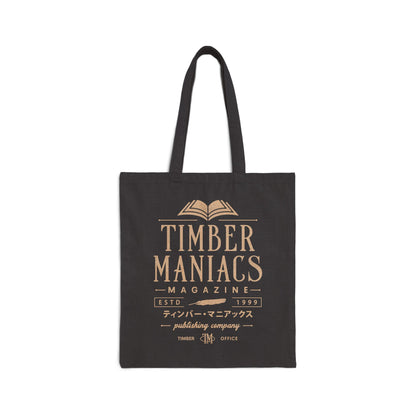 Timber Maniacs Vintage Cotton Canvas Tote Bag
