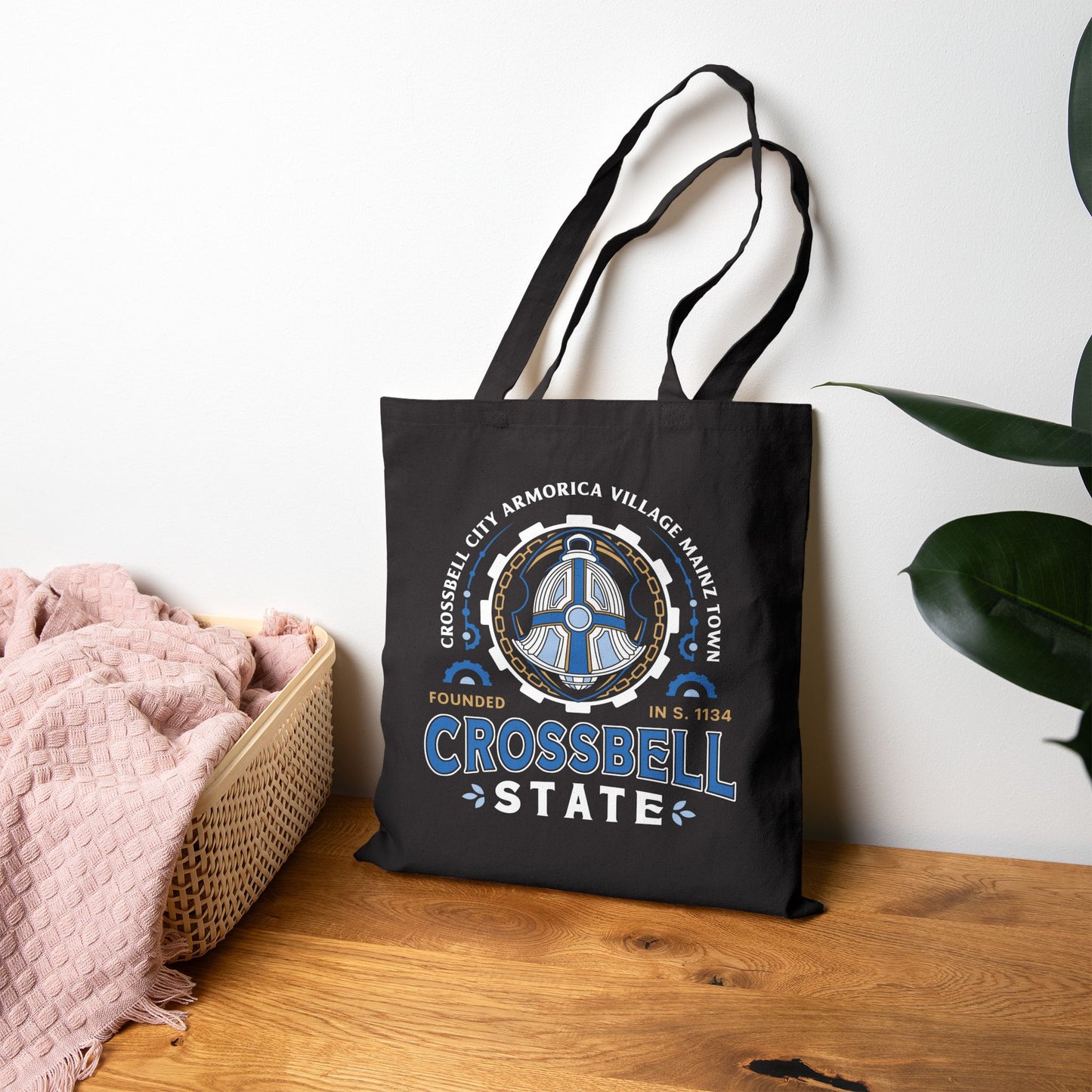 Crossbell State Crest Cotton Canvas Tote Bag