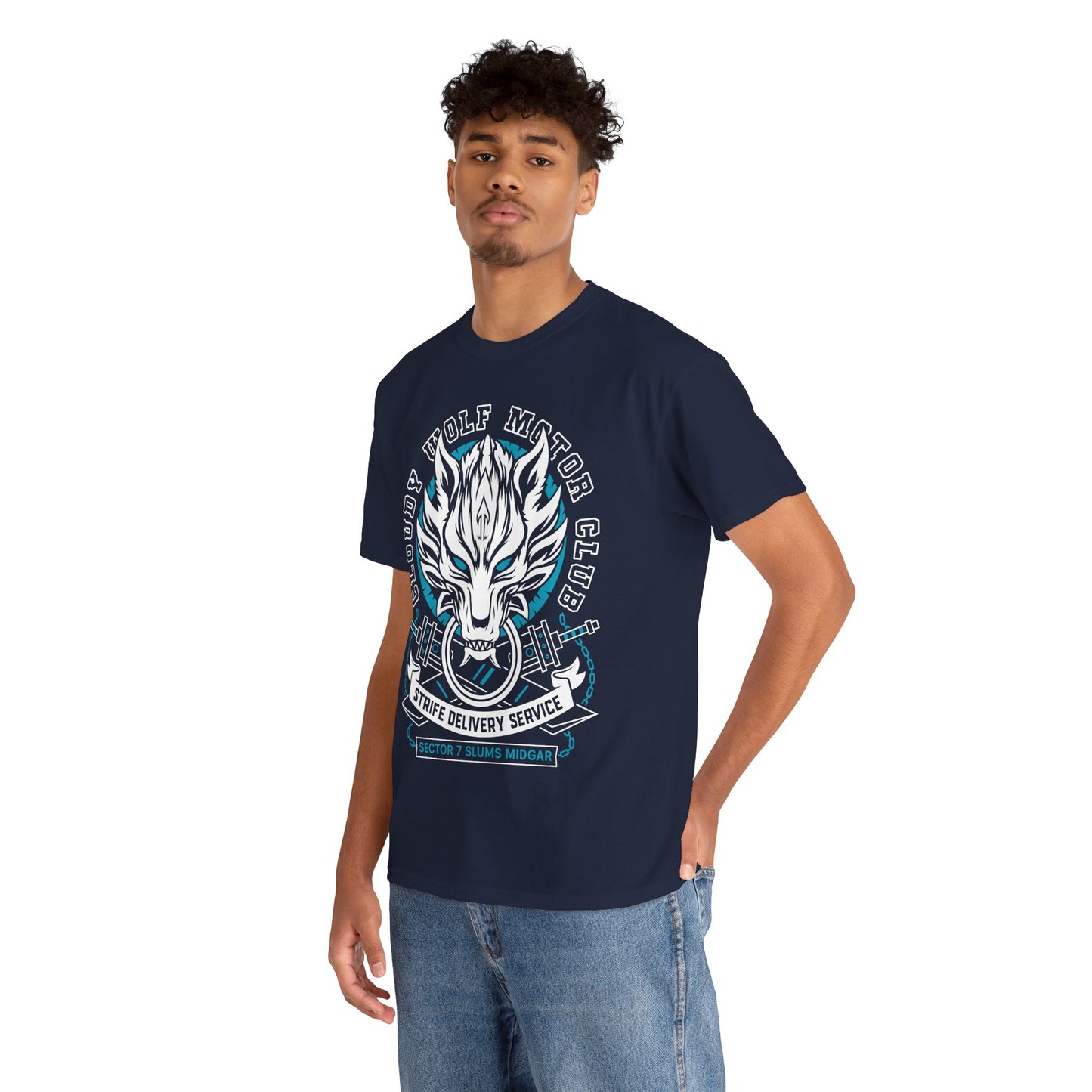 Cloudy Wolf Midgar Motor Unisex T-Shirt