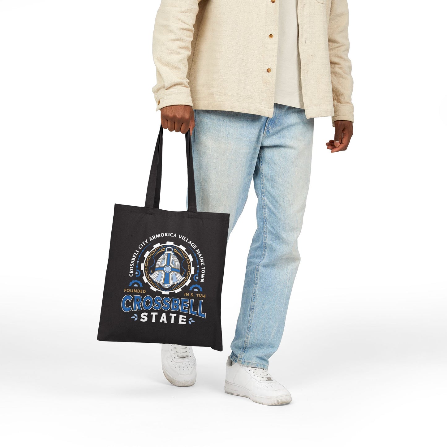 Crossbell State Crest Cotton Canvas Tote Bag