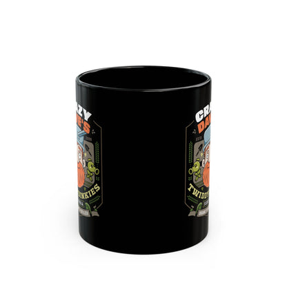 Crazy Dave Fertilizer Vintage Black Mug
