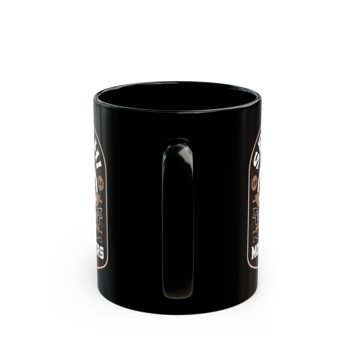 Dwarf Cooking School Emblem Black Mug