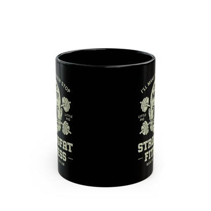 Mount Massive Asylum Fitness Black Mug
