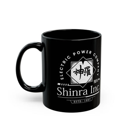 Shinra Inc Crest Black Mug