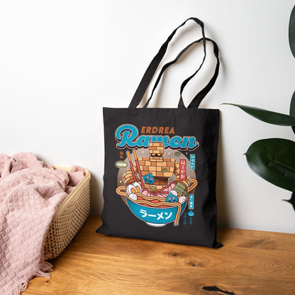 Erdrea Monsters Ramen Vintage Tote Bag