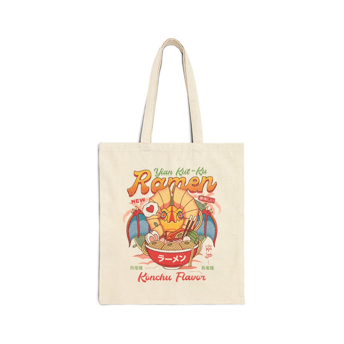 Yian Kut Ku Ramen Vintage Canvas Tote Bag