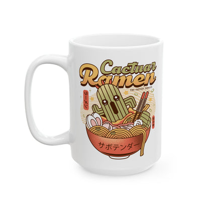 Cactuar Ramen Vintage Ceramic Mug