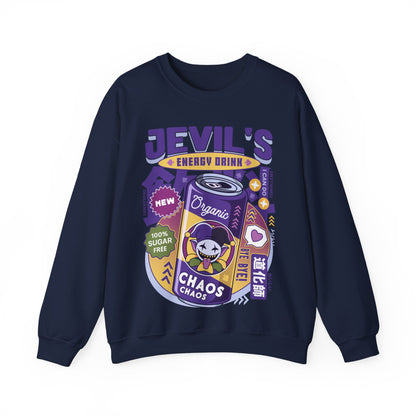 Jevil Energy Drink Unisex Crewneck Sweatshirt