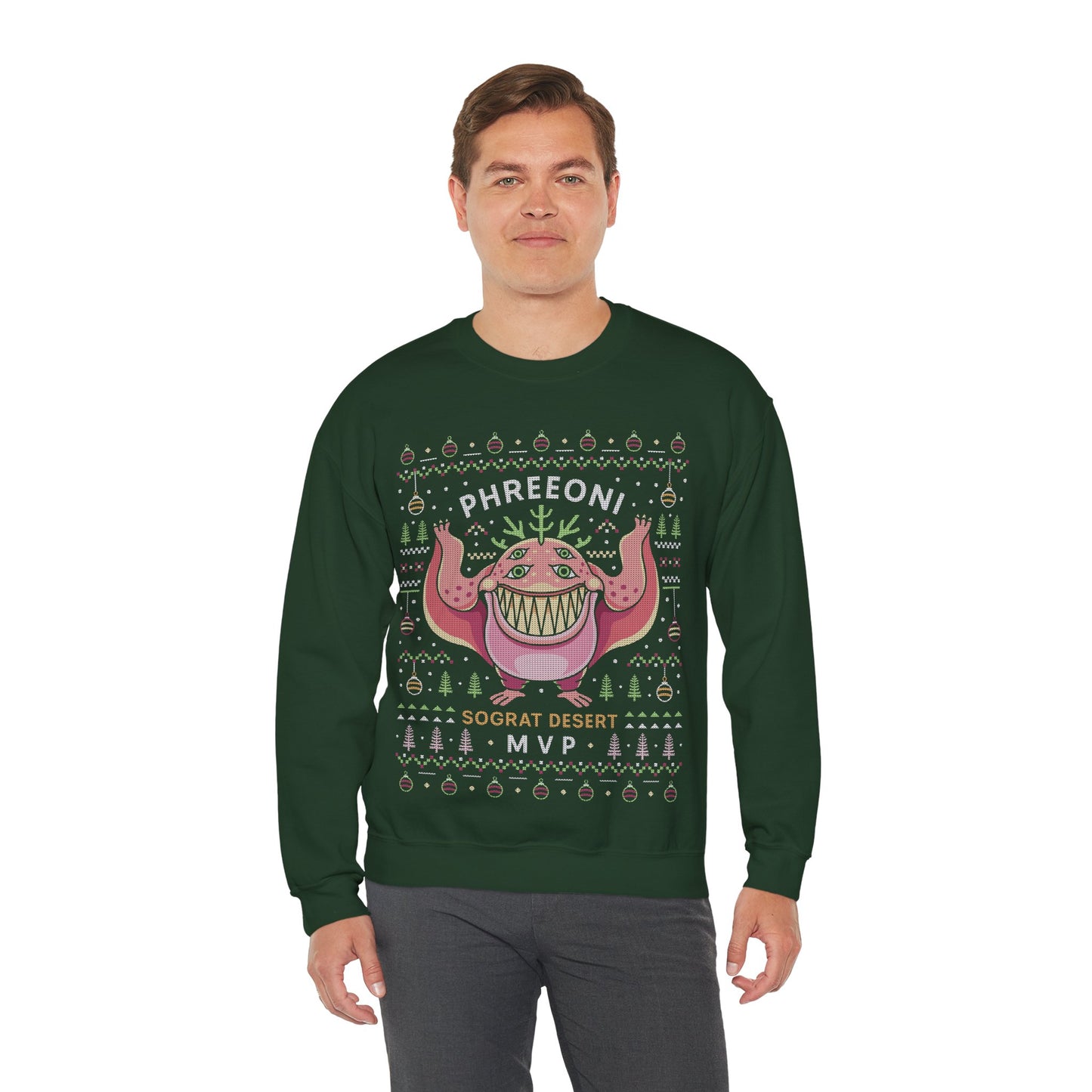Phreeoni Ugly Sweater Crewneck Sweatshirt