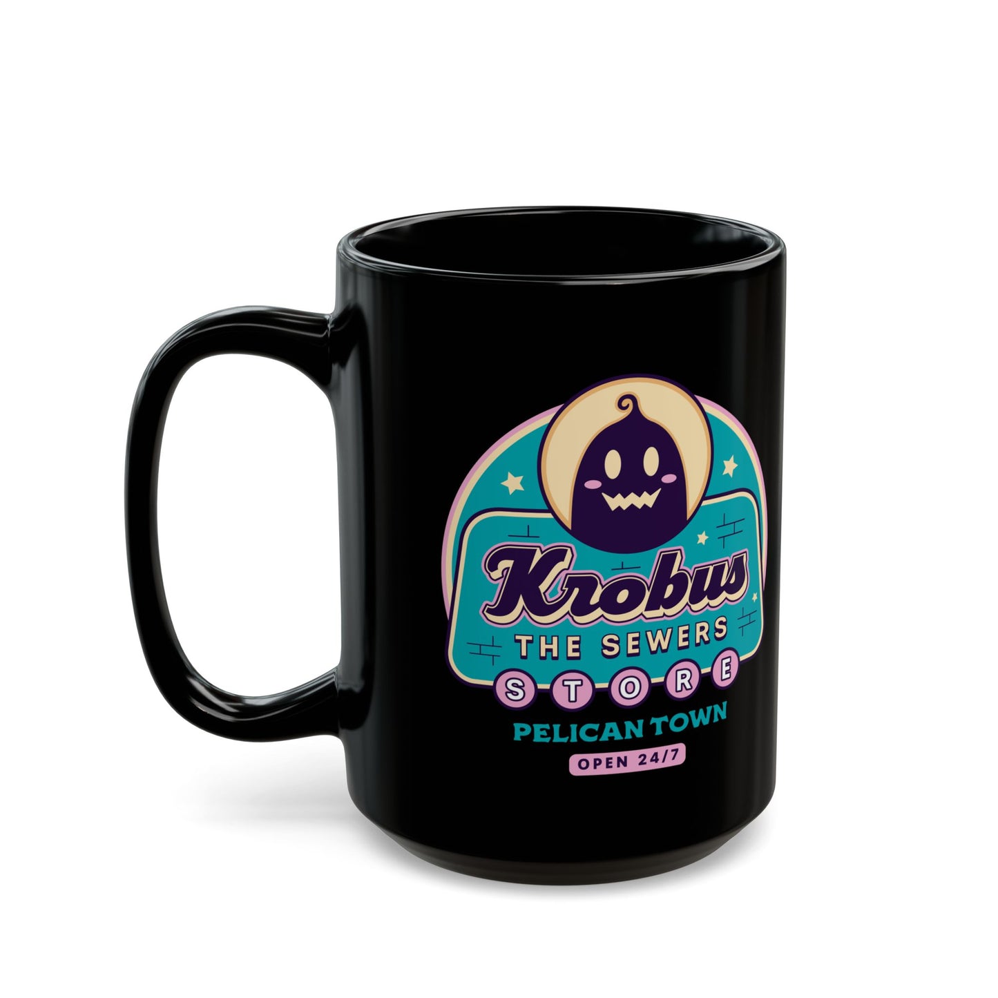 Krobus The Sewers Merchant Black Mug