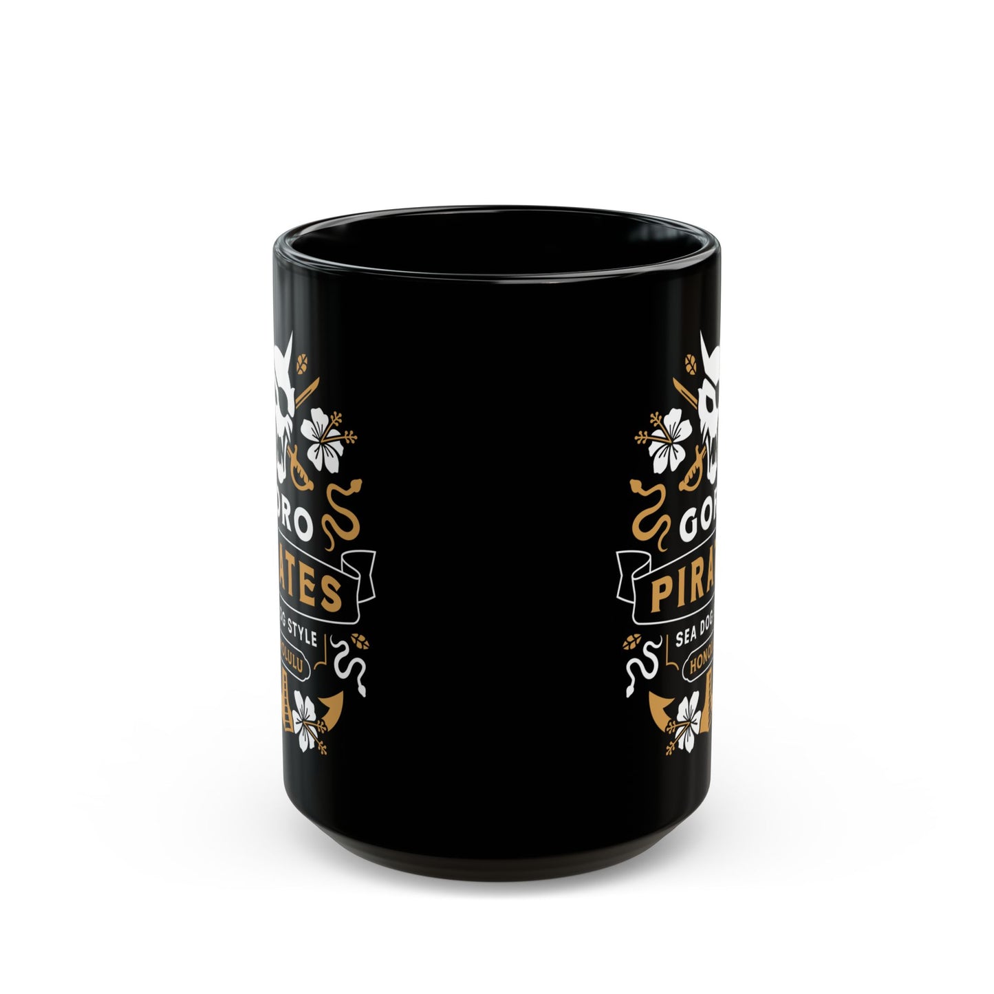 Sea Dog Style In Honolulu Black Mug