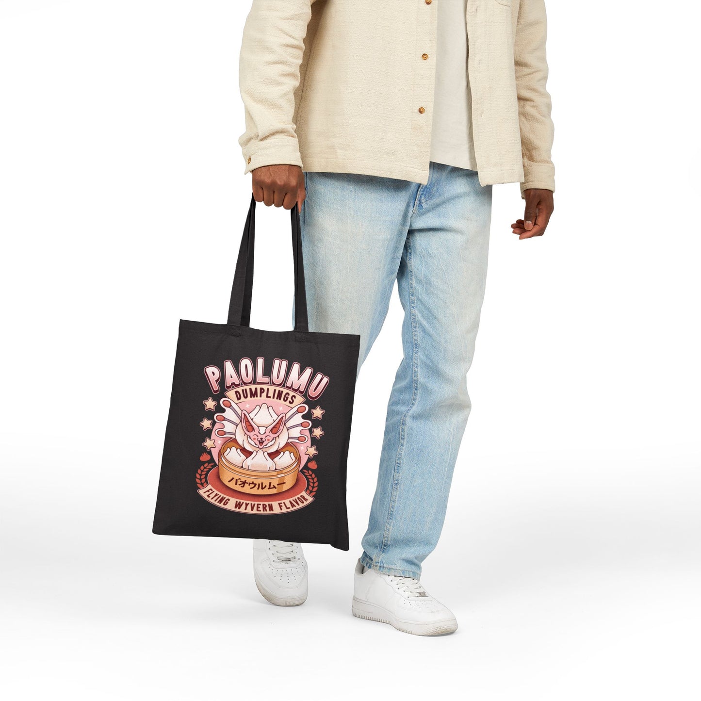 Paolumu Dumplings Vintage Cotton Canvas Tote Bag
