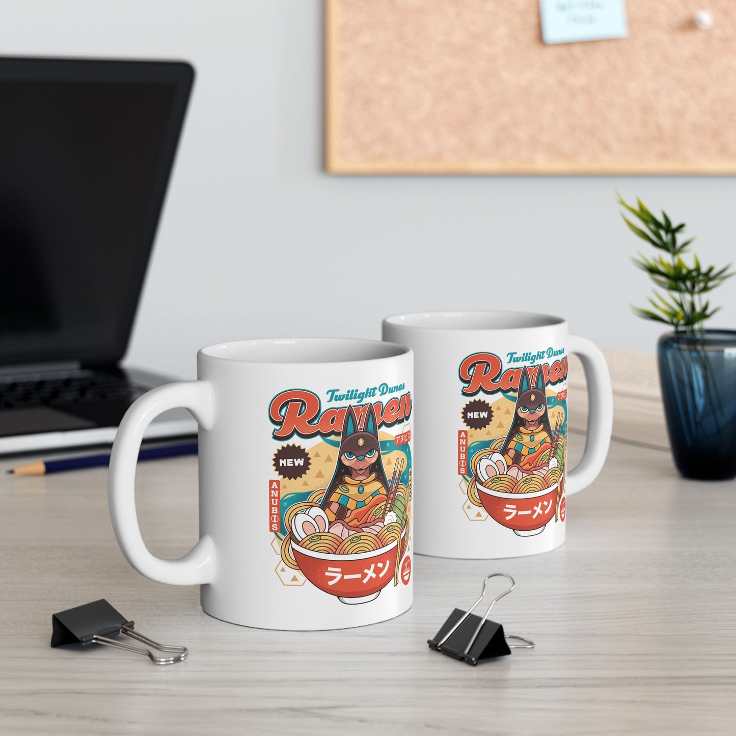 Twilight Dunes Ramen Vintage Ceramic Mug