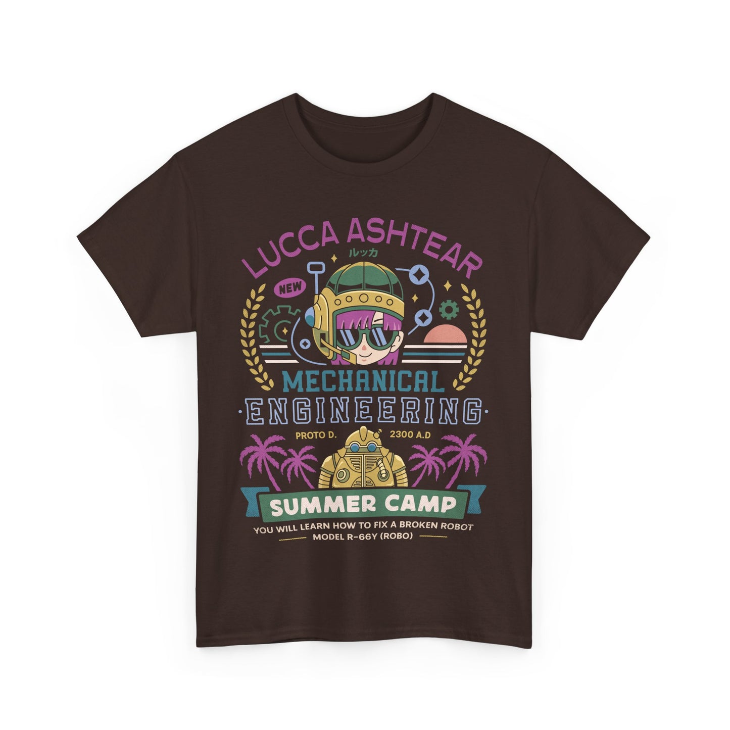 Lucca Ashtear Summer Camp Unisex T-Shirt