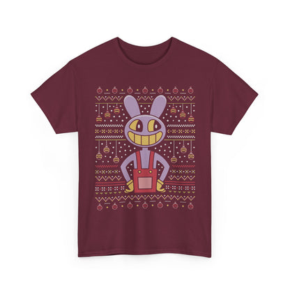 Jax Purple Rabbit Ugly Sweater Unisex T-Shirt