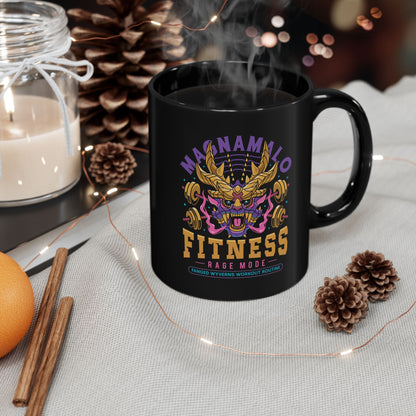 Magnamalo Fitness Emblem Black Mug