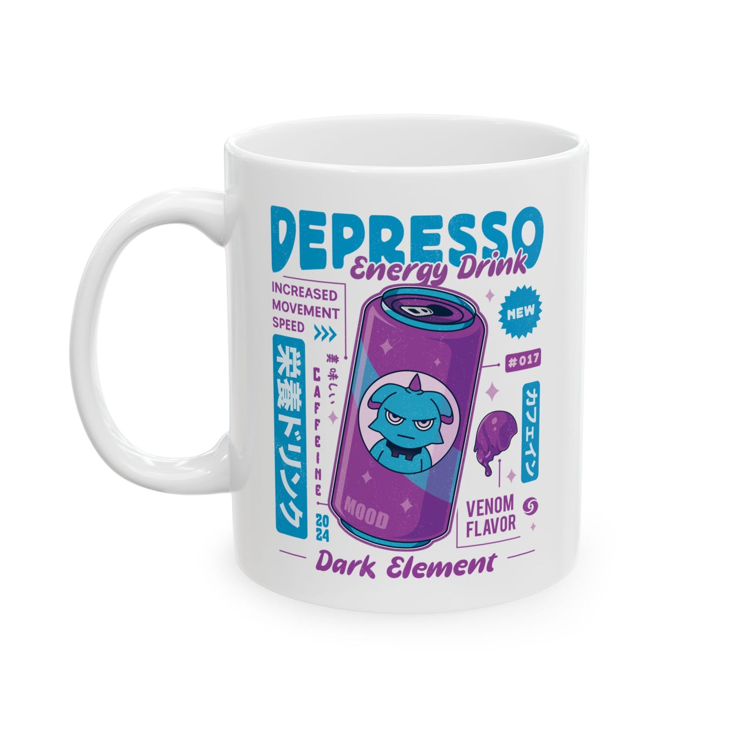Depresso Energy Drink Ceramic Mug